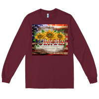 Burgundy patriotic mawmaw tumbler Long Sleeve Tee - BarkalooDesign