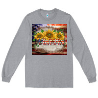 Heather Grey patriotic mawmaw tumbler Long Sleeve Tee - BarkalooDesign