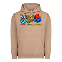 Pigment Burro peace love understand Urban Hoodie - Zillion Design Studio