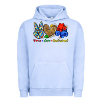 Pigment Grape Ice peace love understand Urban Hoodie - Zillion Design Studio
