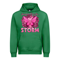Emerald Stronger Than The Storm Breast Cancer Urban Hoodie - texasbilliewilder