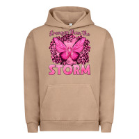 Pigment Burro Stronger Than The Storm Breast Cancer Urban Hoodie - texasbilliewilder