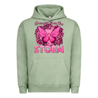 Pigment Oil Green Stronger Than The Storm Breast Cancer Urban Hoodie - texasbilliewilder