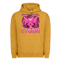 Pigment Peanut Butter Stronger Than The Storm Breast Cancer Urban Hoodie - texasbilliewilder
