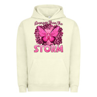 Pigment Pistachio Stronger Than The Storm Breast Cancer Urban Hoodie - texasbilliewilder