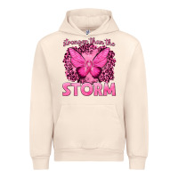 Sandshell Stronger Than The Storm Breast Cancer Urban Hoodie - texasbilliewilder