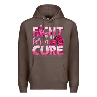 Coffee Fight For a Cure Premium Hoodie - texasbilliewilder