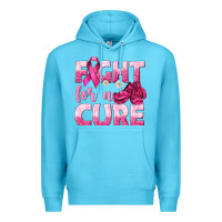 Ocean Blue Fight For a Cure Premium Hoodie - texasbilliewilder