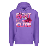 Purple Fight For a Cure Premium Hoodie - texasbilliewilder