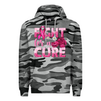Slate Camo Fight For a Cure Premium Hoodie - texasbilliewilder