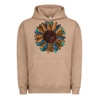 Pigment Burro fall tooled lather leopard Urban Hoodie - RanaPortraitStore