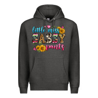 Charcoal Heather western little miss sassy pants Premium Hoodie - Zillion Design Studio