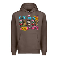 Coffee western little miss sassy pants Premium Hoodie - Zillion Design Studio