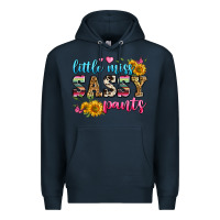 Navy western little miss sassy pants Premium Hoodie - Zillion Design Studio