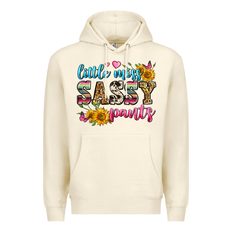 Western Little Miss Sassy Pants Premium Hoodie by Zillion Design Studio | Teevron