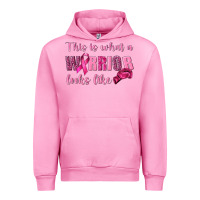 Fuchsia Pink This Is What a Warrior Looks Like Urban Hoodie - texasbilliewilder