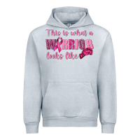 Heather Grey This Is What a Warrior Looks Like Urban Hoodie - texasbilliewilder