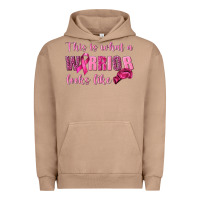 Pigment Burro This Is What a Warrior Looks Like Urban Hoodie - texasbilliewilder
