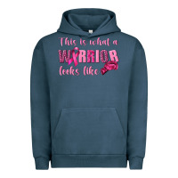 Pigment Midnight Navy This Is What a Warrior Looks Like Urban Hoodie - texasbilliewilder