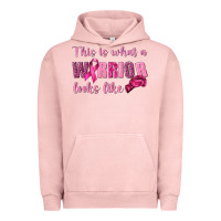 Pigment Salmon This Is What a Warrior Looks Like Urban Hoodie - texasbilliewilder
