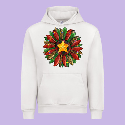 Christmas Sunflower Urban Hoodie Designed By Ranaportraitstore