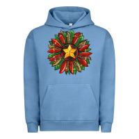 Pigment Pebble Blue christmas sunflower Urban Hoodie - RanaPortraitStore