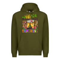 Army Green the only b.s. i need is beer and sunshine Premium Hoodie - Zillion Design Studio
