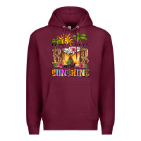 Burgundy the only b.s. i need is beer and sunshine Premium Hoodie - Zillion Design Studio