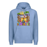 Colony Blue the only b.s. i need is beer and sunshine Premium Hoodie - Zillion Design Studio