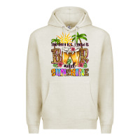 Oatmeal Heather the only b.s. i need is beer and sunshine Premium Hoodie - Zillion Design Studio