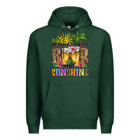 Sports Green the only b.s. i need is beer and sunshine Premium Hoodie - Zillion Design Studio