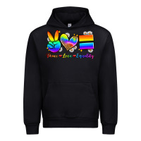 Foreset Green peace love equality Urban Hoodie - Zillion Design Studio