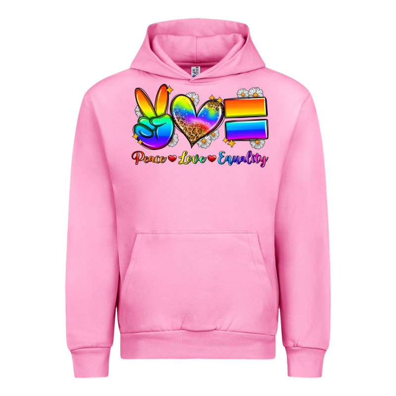 Peace Love Equality Urban Hoodie by Zillion Design Studio | Teevron