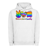 Pigment Lunar Rock peace love equality Urban Hoodie - Zillion Design Studio