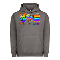Pigment Tornado peace love equality Urban Hoodie - Zillion Design Studio