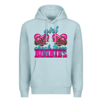 Blue Mist Girl Check Those Boobies Premium Hoodie - texasbilliewilder