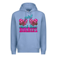 Colony Blue Girl Check Those Boobies Premium Hoodie - texasbilliewilder