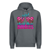 Rock Girl Check Those Boobies Premium Hoodie - texasbilliewilder