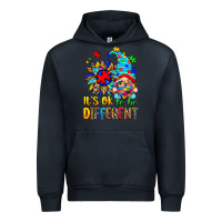 Navy it's ok to be different autism gnome Urban Hoodie - Zillion Design Studio