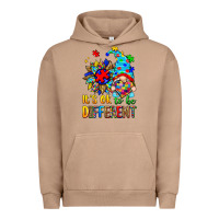 Pigment Burro it's ok to be different autism gnome Urban Hoodie - Zillion Design Studio