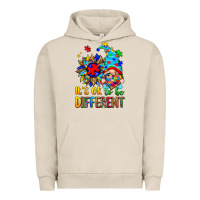 Pigment French Oak it's ok to be different autism gnome Urban Hoodie - Zillion Design Studio