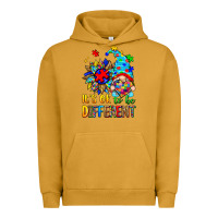 Pigment Peanut Butter it's ok to be different autism gnome Urban Hoodie - Zillion Design Studio