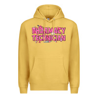 Antique Gold Breast Cancer Pharmacy Technician Premium Hoodie - texasbilliewilder