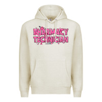 Oatmeal Heather Breast Cancer Pharmacy Technician Premium Hoodie - texasbilliewilder