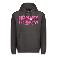 Smoke Breast Cancer Pharmacy Technician Premium Hoodie - texasbilliewilder