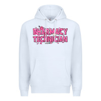 White Breast Cancer Pharmacy Technician Premium Hoodie - texasbilliewilder