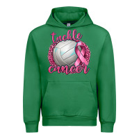 Emerald Tackle Cancer Volleyball Urban Hoodie - texasbilliewilder