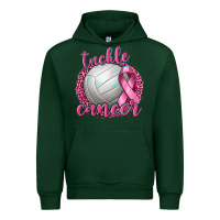 Forest Green Tackle Cancer Volleyball Urban Hoodie - texasbilliewilder