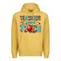 Antique Gold teachers gonna teach Premium Hoodie - Zillion Design Studio