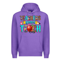 Purple teachers gonna teach Premium Hoodie - Zillion Design Studio